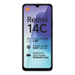 Xiaomi Redmi 14C 256 Go Noir - Neuf